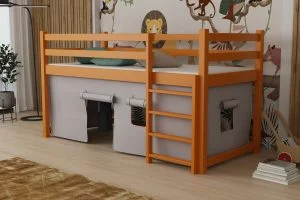 Łóżko antresola Portos - kolor olcha