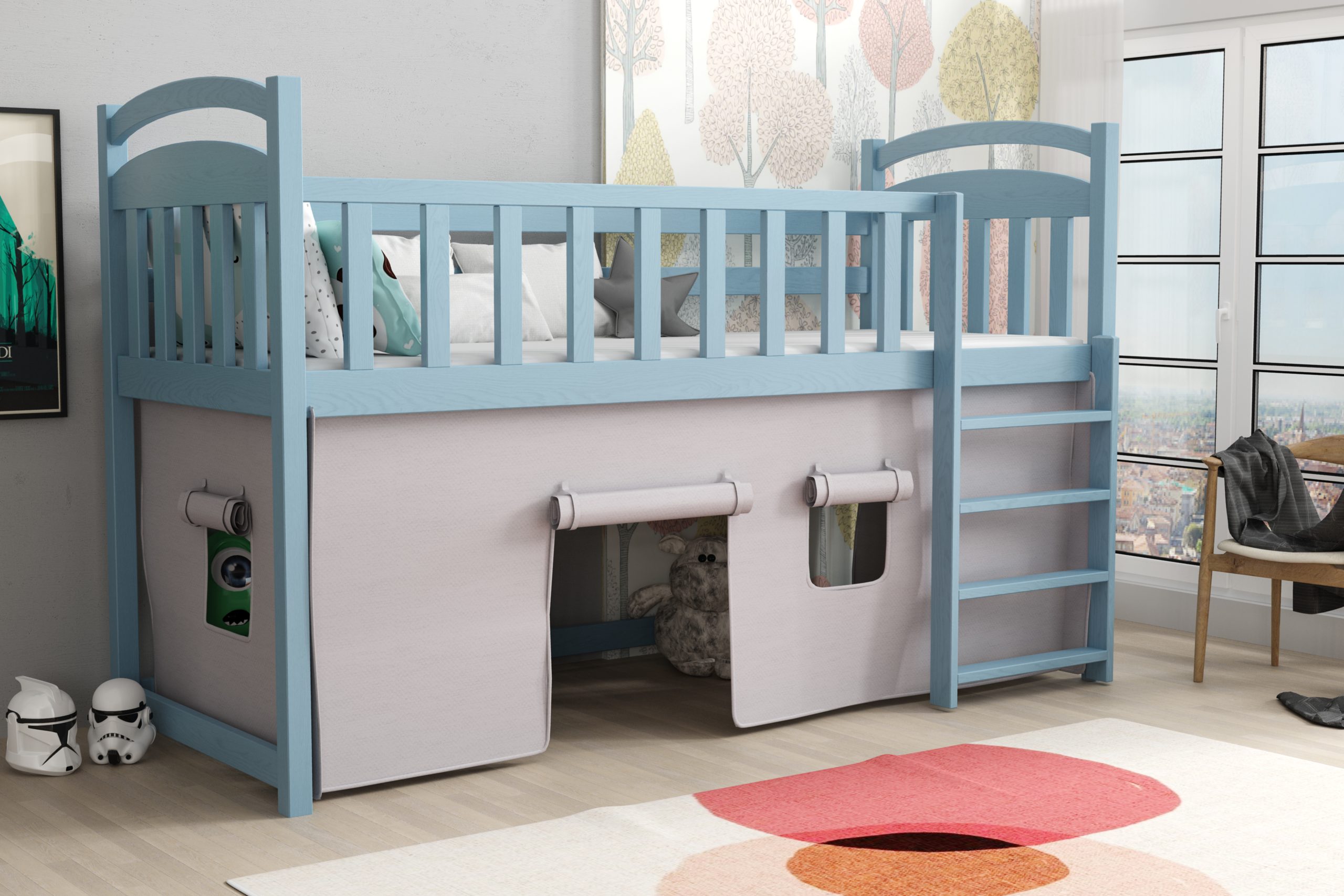 Łóżko antresola Aramis - obrazek 9