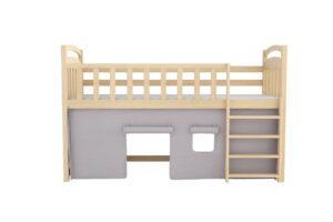 łóżko antresola z zasłonką Aramis