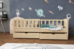 łóżko pojedyncze z szufladami Bolek - łóżko pojedyncze dla dziecka