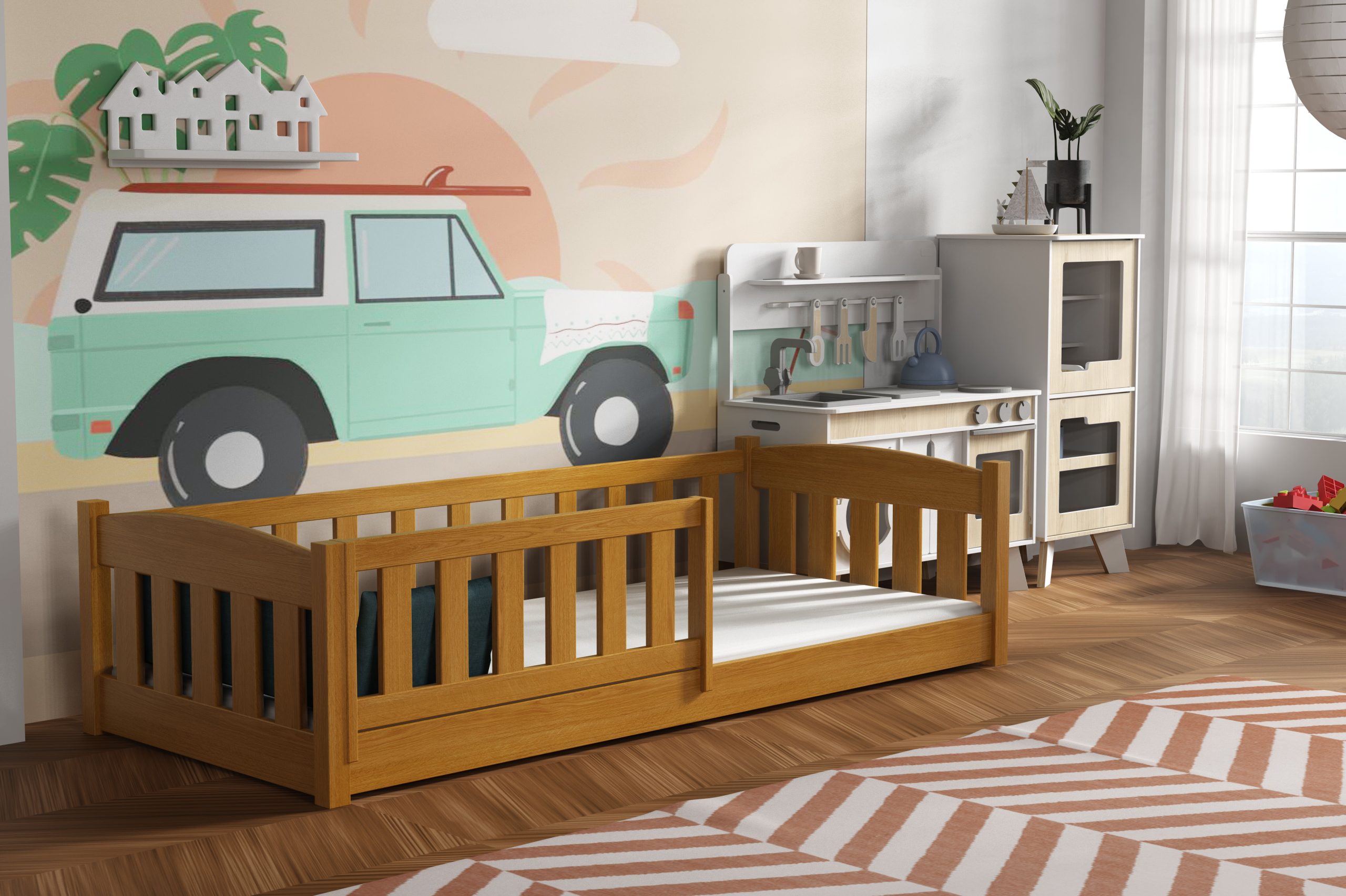 Łóżko pojedyncze Little Bolek - obrazek 6