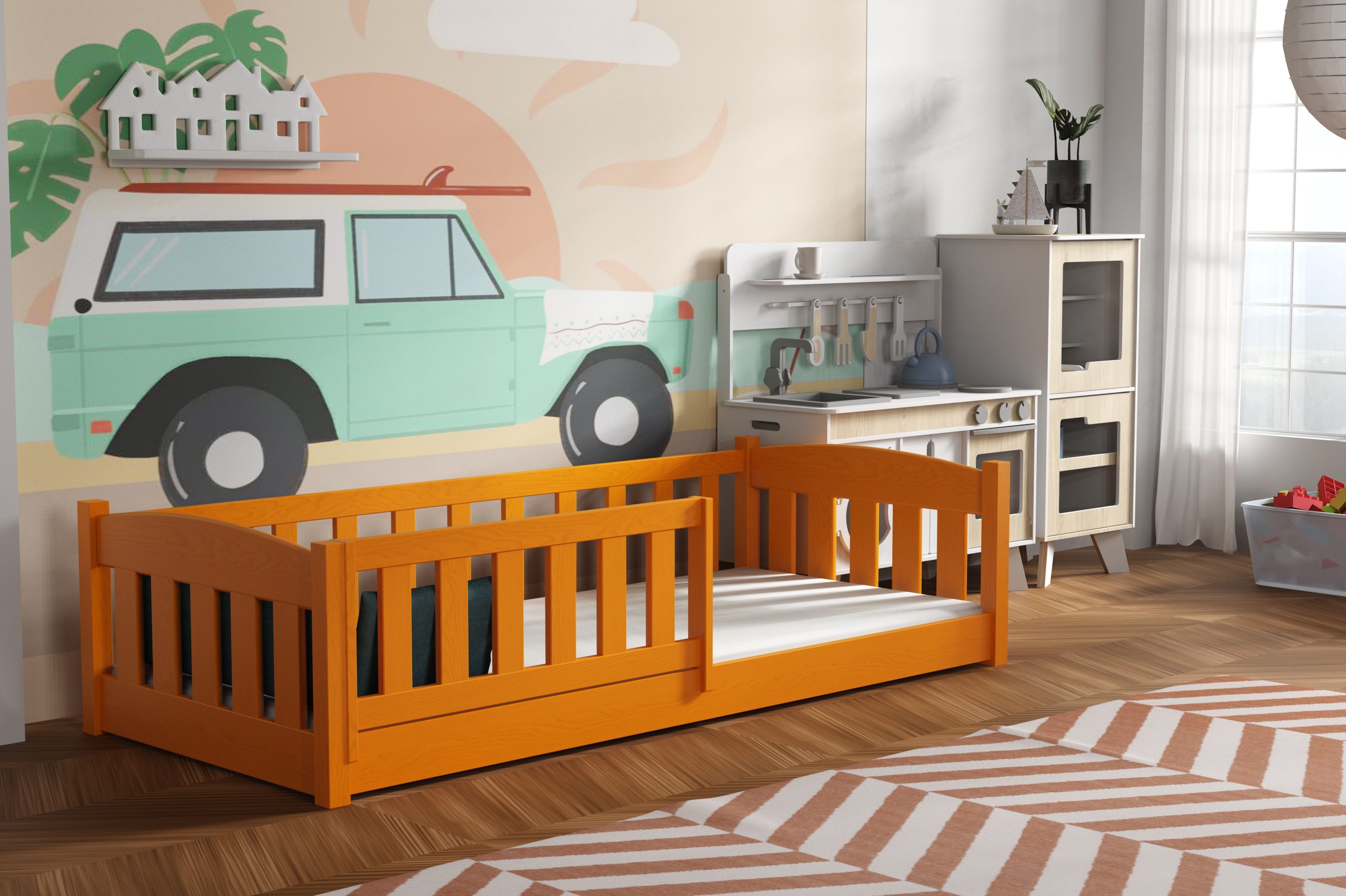 Łóżko pojedyncze Little Bolek - obrazek 9