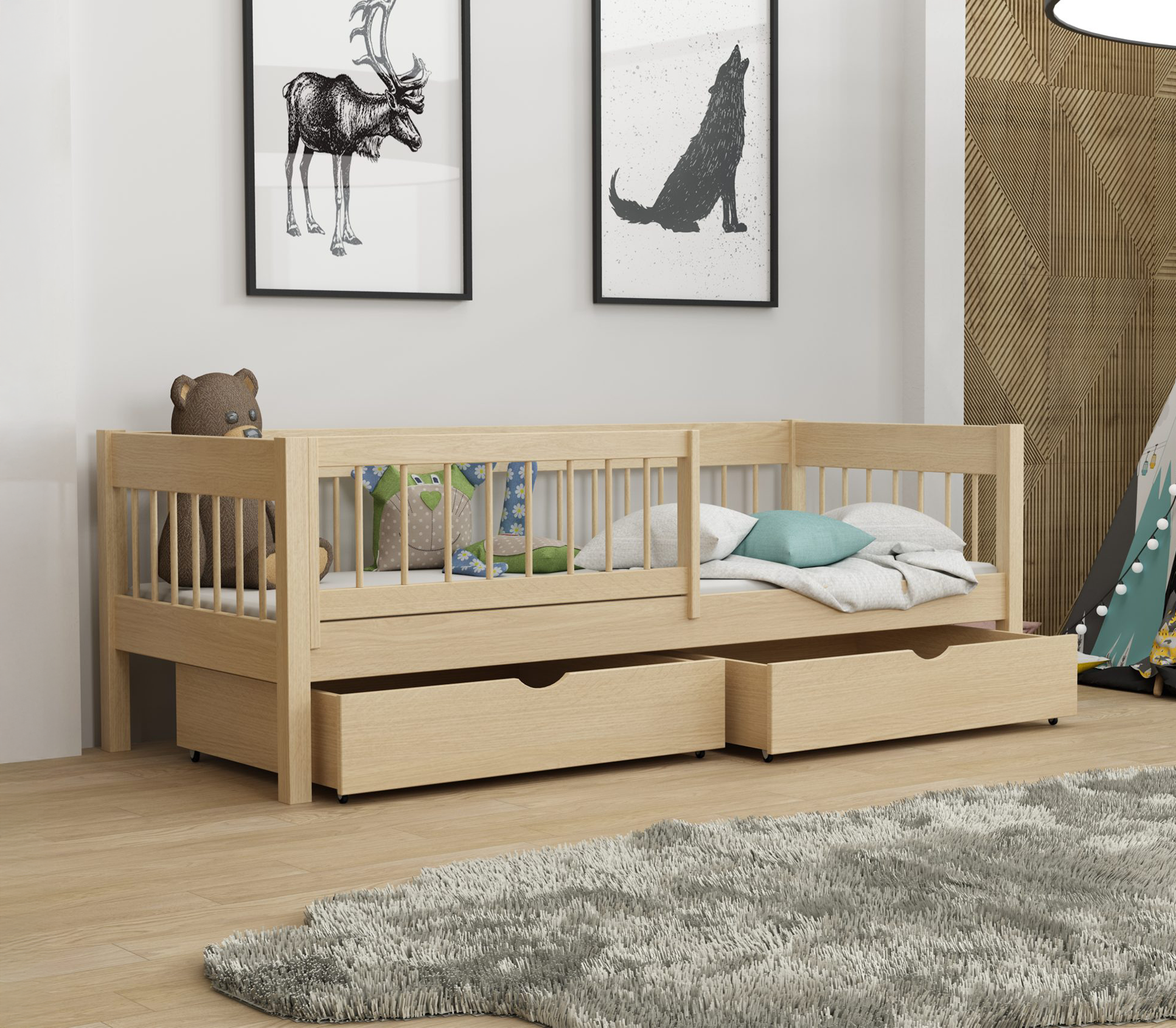 Łóżeczko dla najmłodszych Lunari