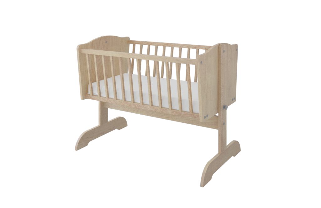 Kołyska dla niemowląt Little Kaja 40x90 - obrazek 3