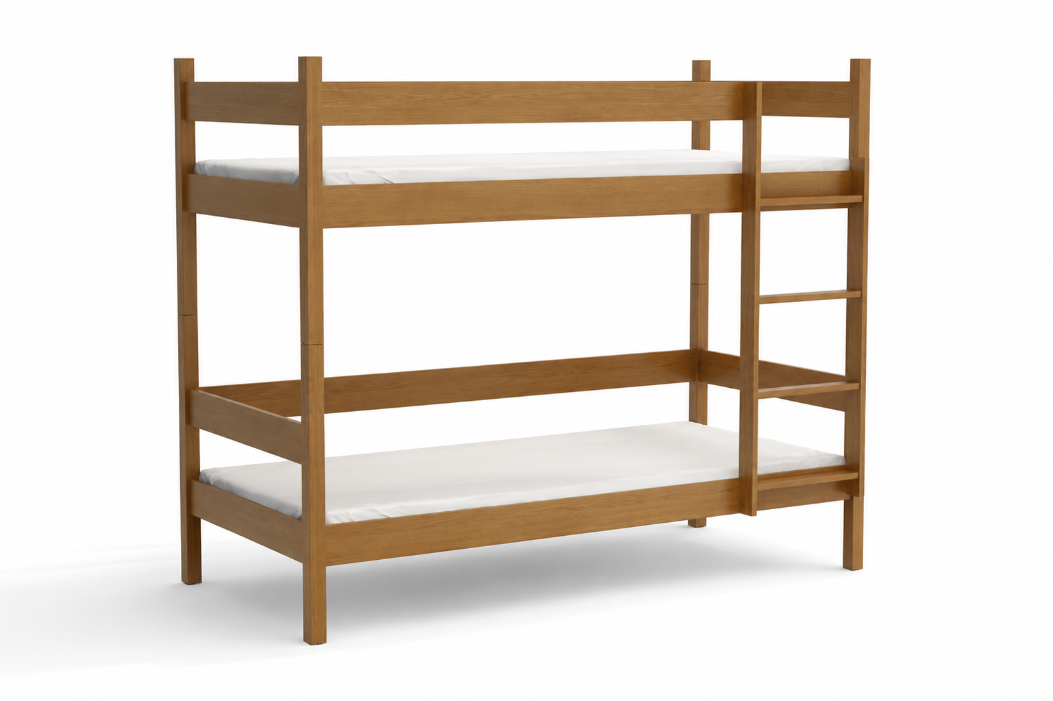 Łóżko piętrowe Elegant 90x200 kolor Dębowy - obrazek 2