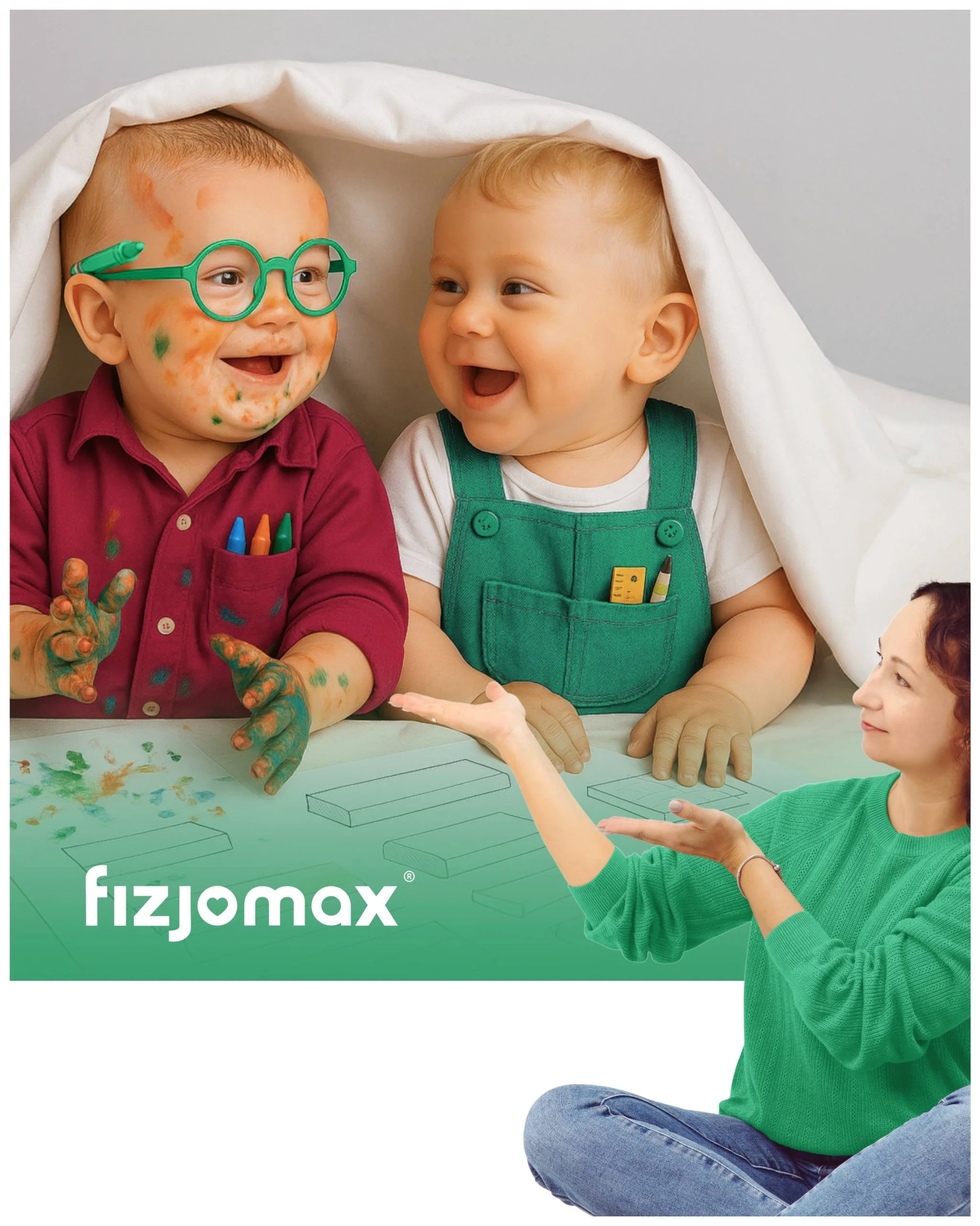 Prześcieradło Fizjomax z gumką dla dzieci, białe - obrazek 3